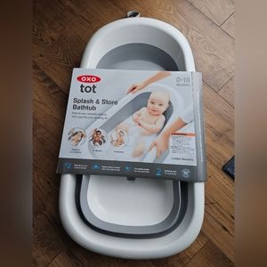 OXO Tot Splash & Store Bathtub, Gray